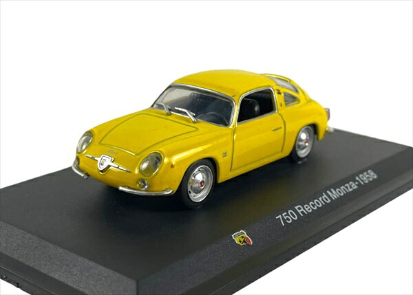 ミニカー　1/43　アバルト　750　レコルトモンツア　1958　黄色　 Abarth 750 Record Monza 1958 Yellow 【予約商品】｜HOTTOYS　ホットトイズ 20,286円