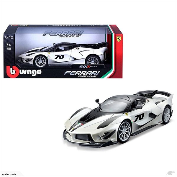 1/18 フェラーリ ミニカー ブラゴ フェラーリ Ferrari FXX K EVO 白 BBURAGO 取っておく商いもの