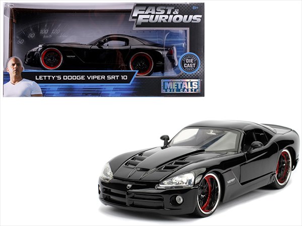 楽天市場 ワイルドスピードミニカー 1 24 Jadatoys レティの ダッジ バイパー 黒 Letty S Dodge Viper Srt 10 ワイルドスピード 予約商品 Hottoys ホットトイズ