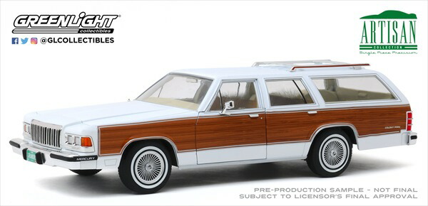 激安単価で ミニカー 1 18 Greenlight 19 マーキュリー コロニーパーク ステーションワゴン ウッディワゴン 白 Mercury Grand Marquis Colony Park 予約商品 新しいコレクション Jagarantripura Com