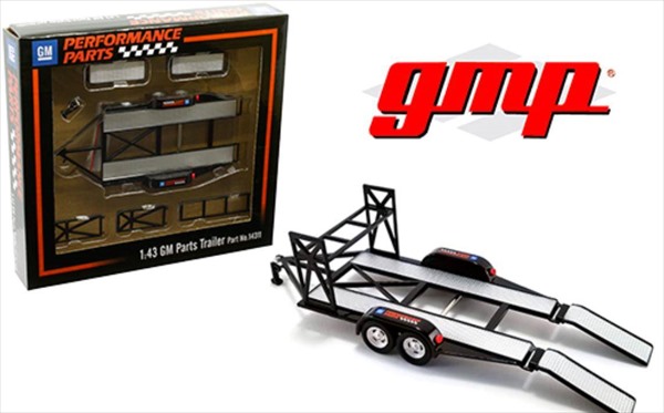 楽天市場 1 43 Gmp 1 43ミニカー用 牽引トレーラー 黒 積載車 タイヤラック付 予約商品 Hottoys ホットトイズ