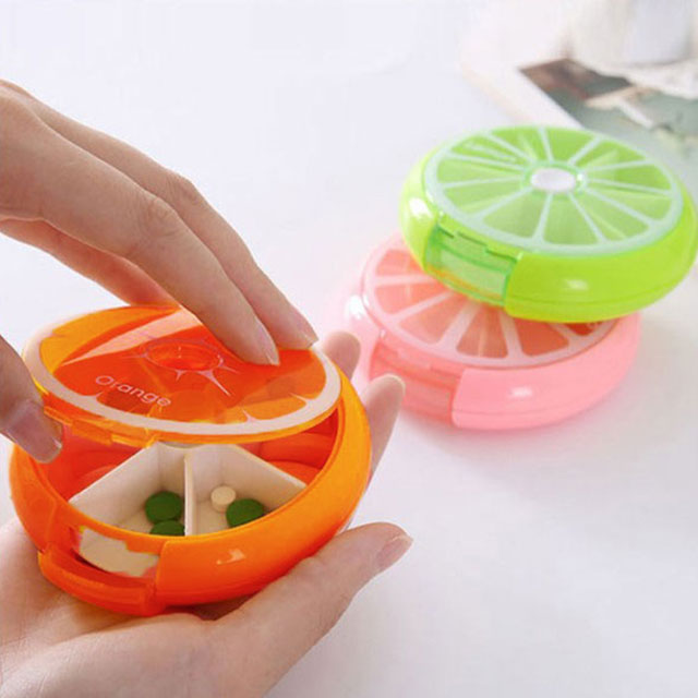 薬ケース 1週間分 大容量 ケース 薬ポーチ ピルケース おしゃれ クスリケース 薬箱 かわいい 半透明 果物 薬収納 飲み忘れ防止