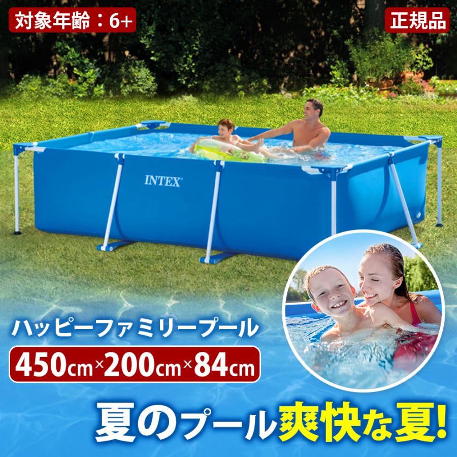 スウィミングプール はたご屋テックス INTEX28273 4.5m 大型 身寄り用 小わっぱ用 住まい用 枠組みスウィミングプール 余暇スウィミングプール 水遊び 遊具 露天当てはめる可 暑さ打つ手 海