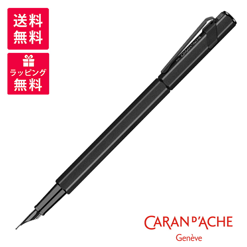 CARAN D'ACHE カランダッシュ ブラックエディション 849万年筆 ブラックコード 万年筆 0840-596 0841-596