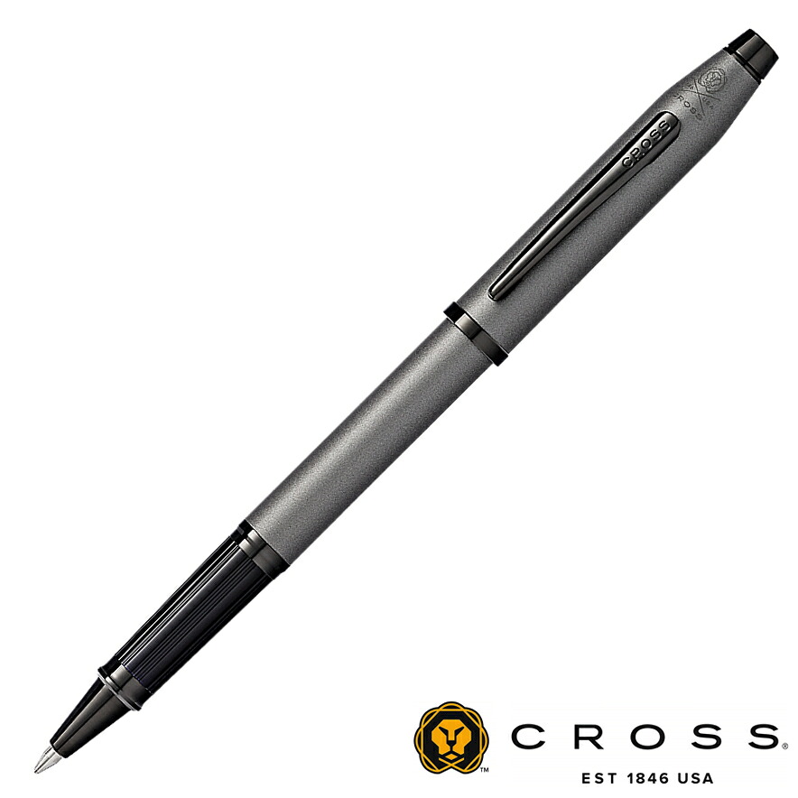 【名入れ無料】 Cross クロス センチュリーII ガンメタルグレー セレクチップ ローラーボール NAT0085-115