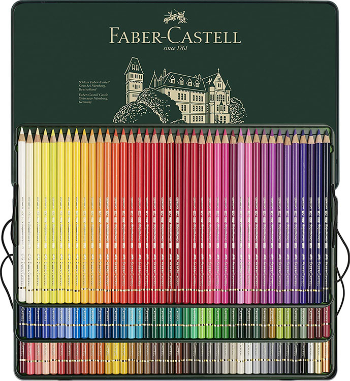 Faber-Castell ファーバーカステル ポリクロモス 色鉛筆 缶入 120色