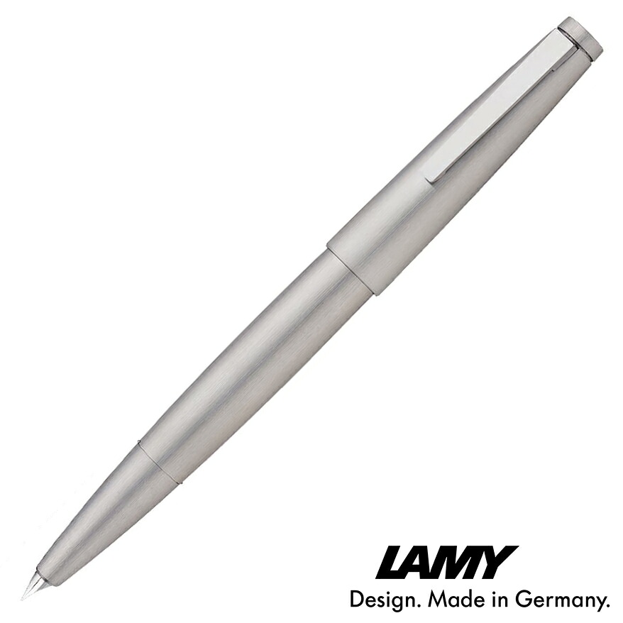 【名入れ無料】LAMY ラミー 万年筆 ラミー2000 プレミエステンレス L02-EF/L02-F/L02-M/L02-B｜高級筆記具のペンギャラリー報画堂