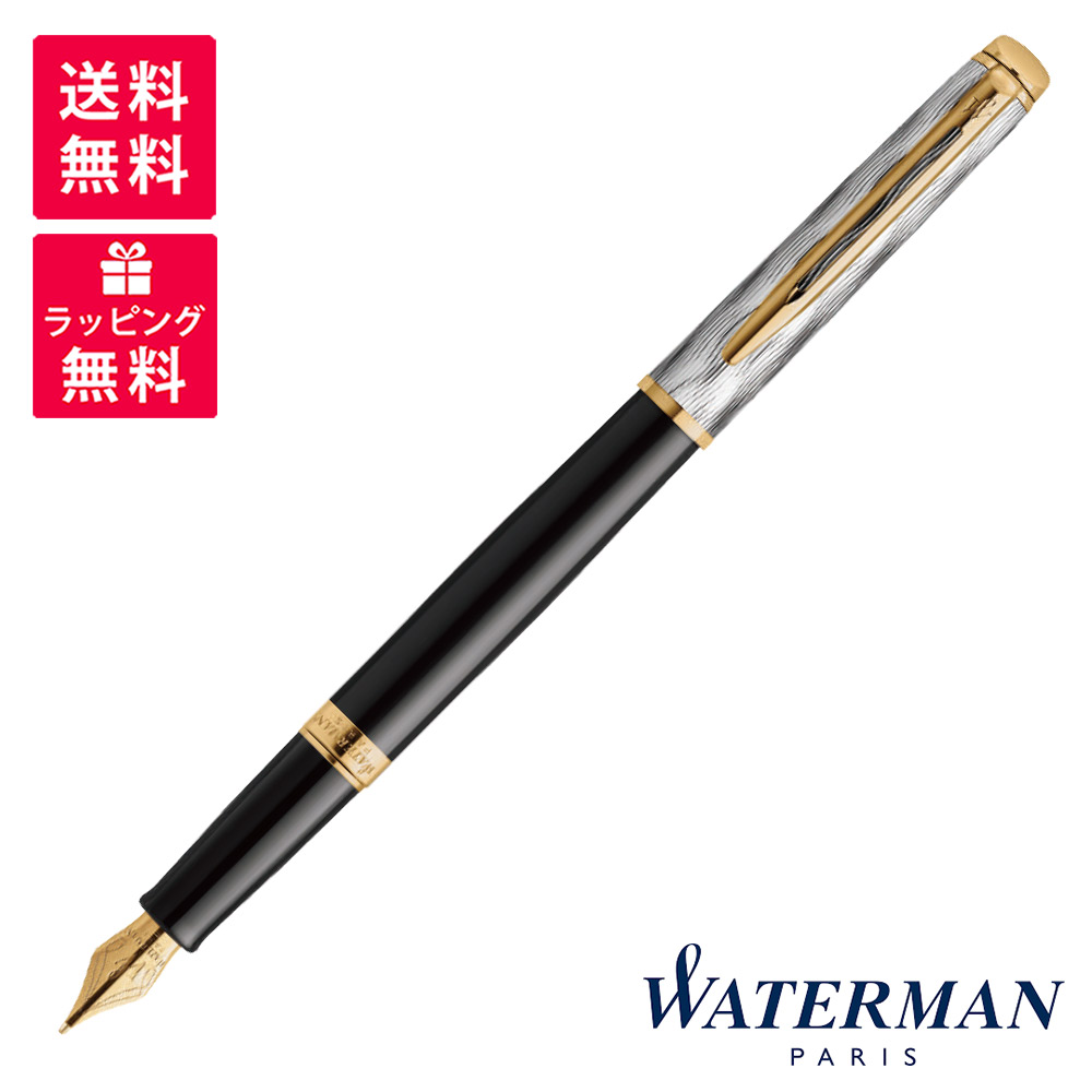 Waterman　PARIS　F　万年筆　黒　専用ケース付き 41T5rbh26bL.jpg