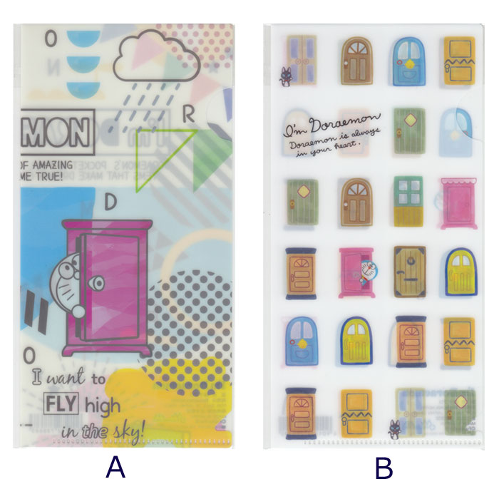 楽天市場】【 50th DORAEMON グッズ 】 ドラえもん 3ポケット クリア