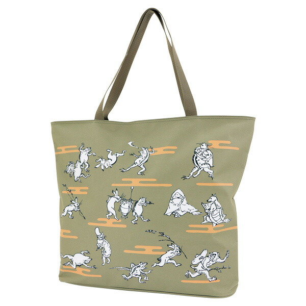 楽天市場】デイリートート（小）鳥獣戯画【トートバッグ