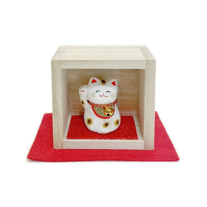 楽天市場】三毛猫の縁起飾り ダルマ ちりめん細工 みけねこ お正月置物