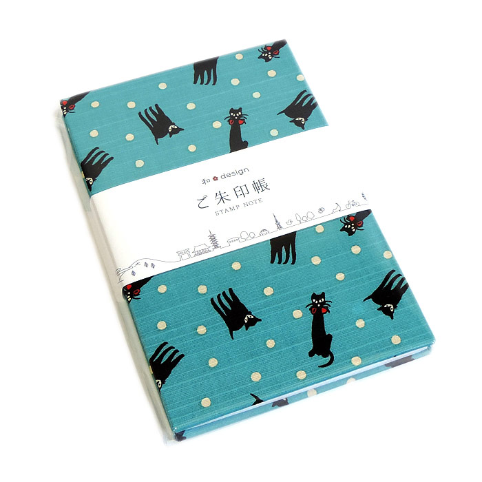 楽天市場 御朱印帳 竹久夢二 黒ねこ メール便対応可 神社仏閣巡りに 日本製 黒猫ご朱印帳 和柄 ご朱印帖 ネコ好き やさし い和雑貨 峰彩庵