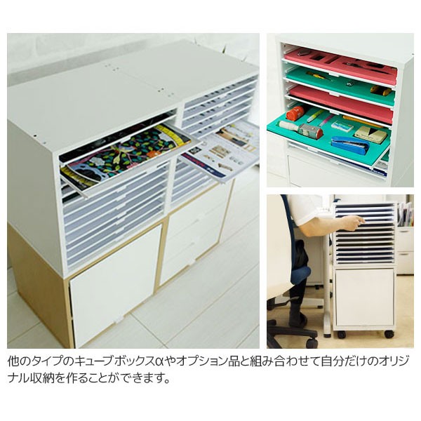 楽天市場 完成品 キューブボックスa 浅型トレー12 書類棚 横型 卓上 超浅型 書類ケース ａ4 浅型トレー カラーボックス 引き出し 書類 整理棚 木製 キューブボックス 激安 プラスチック 引き出し 同人誌ケース レターケース House Boat