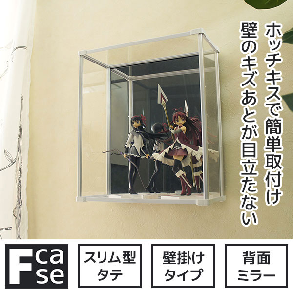 楽天市場】壁掛け コレクションボックス Fケース スリム・タテ型 (背面