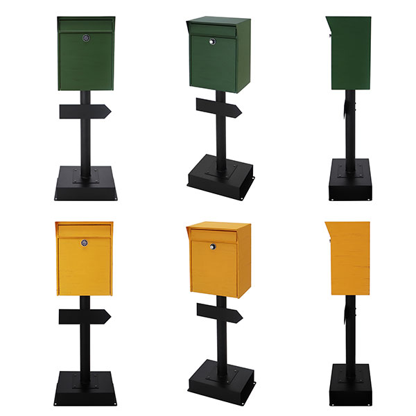 玄関に一本足の可愛い郵便ポスト 郵便ポスト H1103 かわいい 置き型ポスト スタンドポスト 送料無料 郵便受け 固定 安い レンガ スタンドタイプ ダイヤル 屋外 おしゃれ 鍵付き スチール 台風 かわいい 鍵付きポスト スタンドタイプ おすすめ 安い 激安