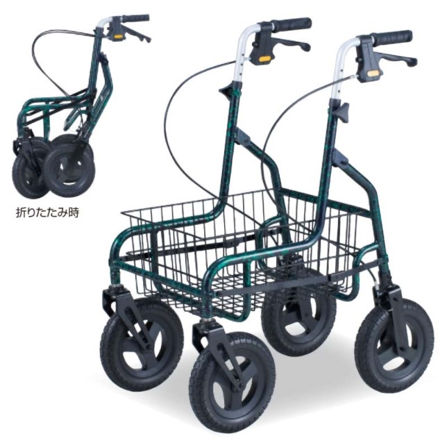 セーフティーアームロレータキャリー大型タイヤタイプ RSCA イーストアイ [介護 歩行 補助 シルバーカー a-w]※代金引換不可※北海道、沖縄、離島への配送不可｜ハウスドクター