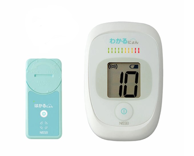 排尿検知センサ はかるにょん  MS-1-11＋ 排尿検知受信機 わかるにょん MR-1-11 日本精密測器 [尿 排尿 測定 検知 介護 センサー セット a-w]※代金引換不可※沖縄、離島への配送不可