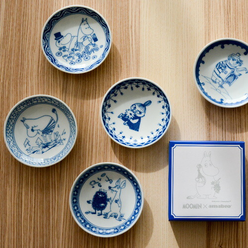 楽天市場】ムーミン×アマブロ 九谷五彩 -GOSAI- 5枚組ボックスセット