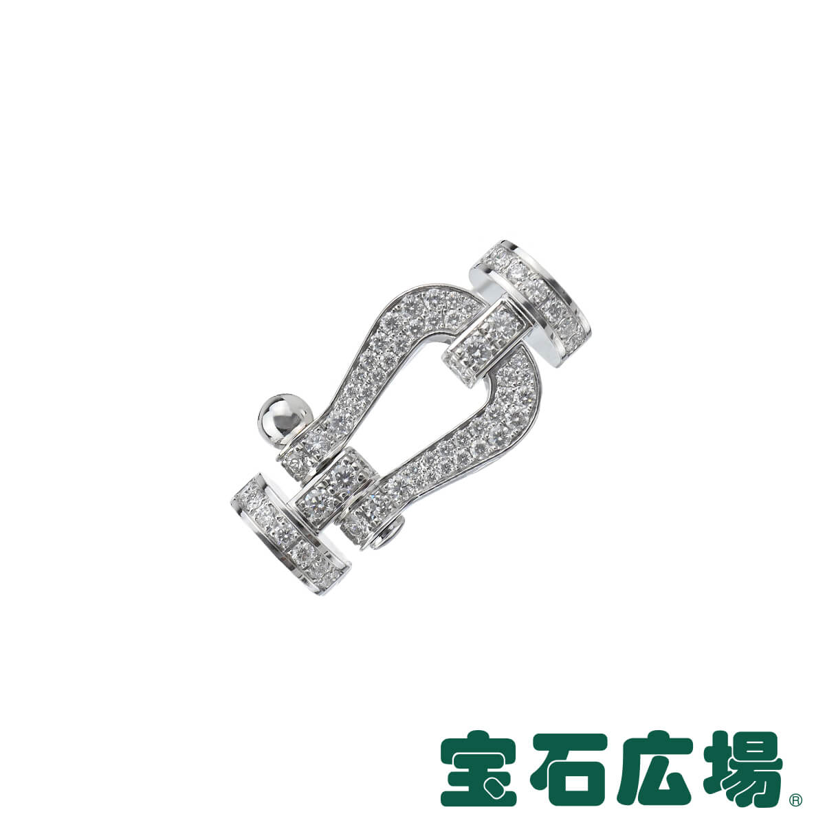 フレッド FRED フォース10 フルダイヤ バックル (LM) 0B0050【新品】 ジュエリー 送料無料｜宝石広場