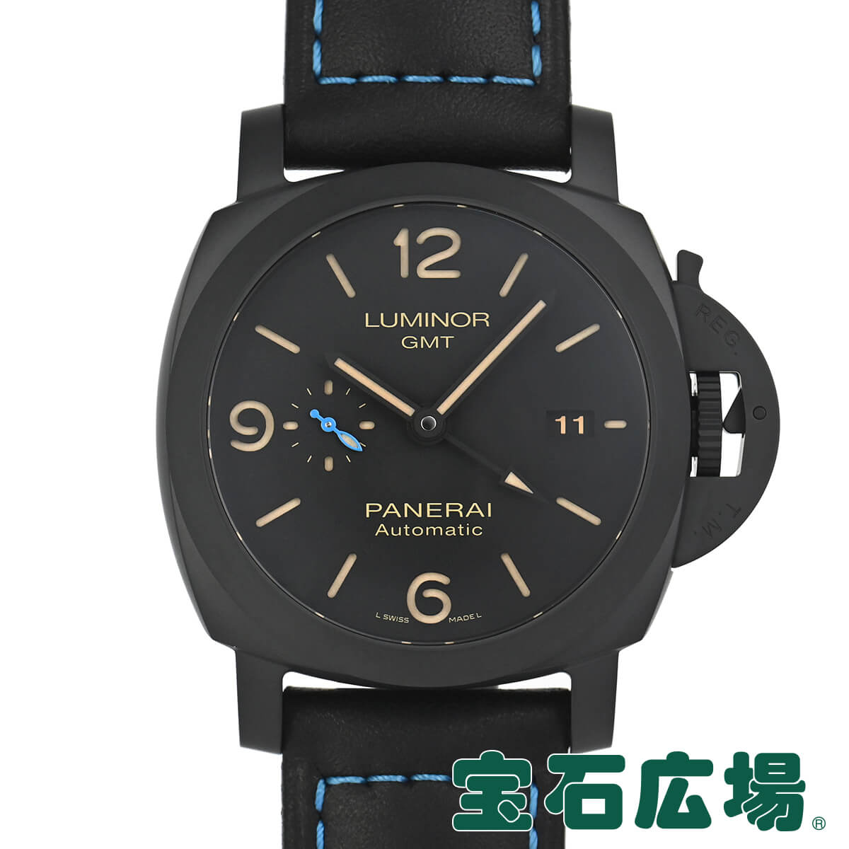 パネライ PANERAI ルミノール1950 3デイズ GMT オートマチック チェラミカ PAM01441 【新品】メンズ 腕時計 送料無料