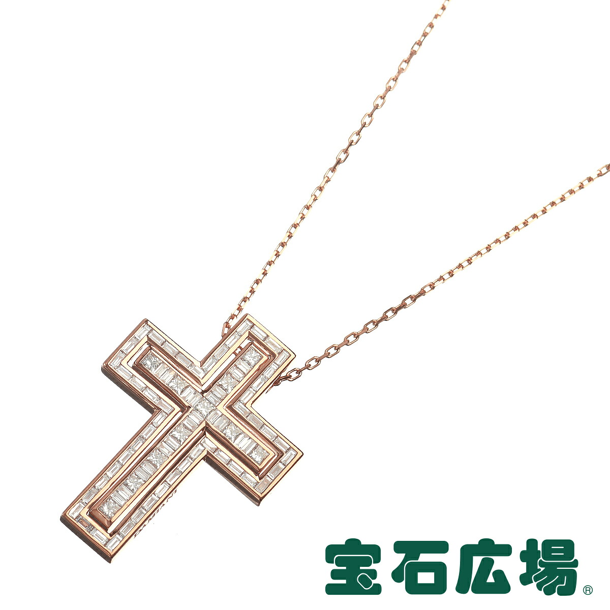 ダミアーニ DAMIANI ベルエポック バゲットダイヤ・プリンセスカットダイヤ ペンダントネックレス(L) 20088110(81081842)【新品】ユニセックス ジュエリー 送料無料|宝石広場