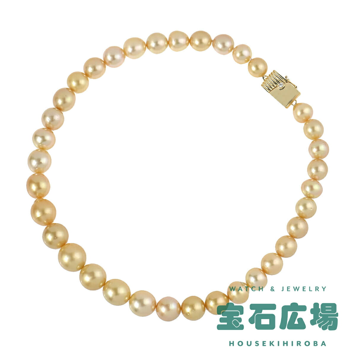 ネックレス ペンダント 最大円offクーポン配布中 12 1 木 0時開始 ノーブランド ゴールデンパール ダイヤ チョーカー 中古 レディース ジュエリー 送料無料 宝石広場