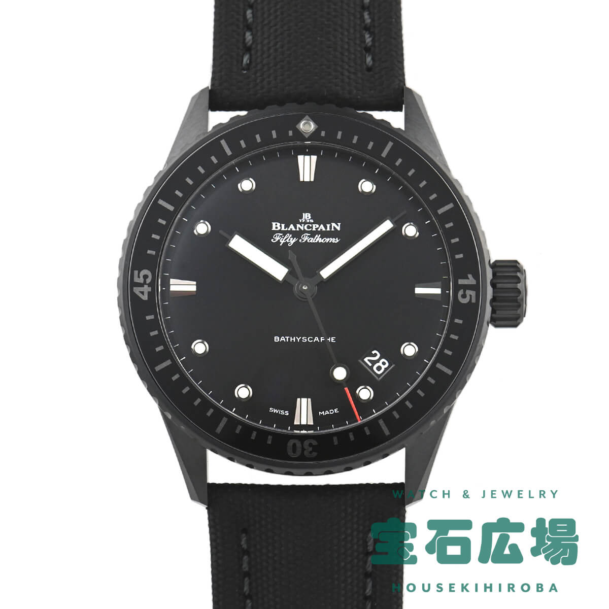 ブランパン BLANC PAIN フィフティファゾムス バチスカーフ 5000-0130-B52A【新品】メンズ 腕時計 送料無料｜宝石広場