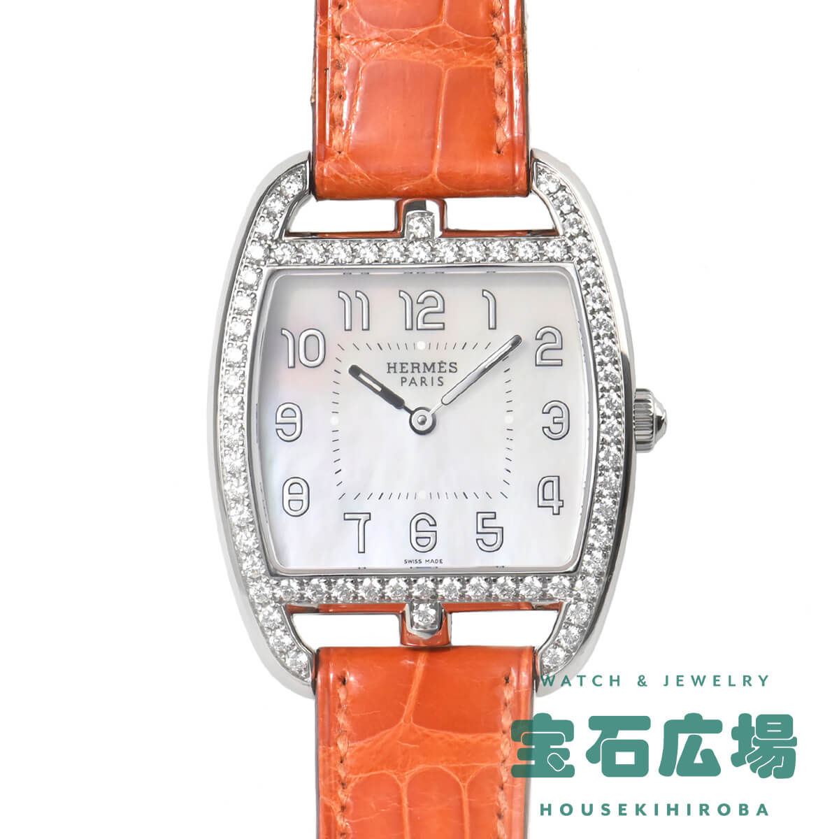 エルメス HERMES ケープコッド トノー CT1.730 【中古】レディース 腕時計 送料無料