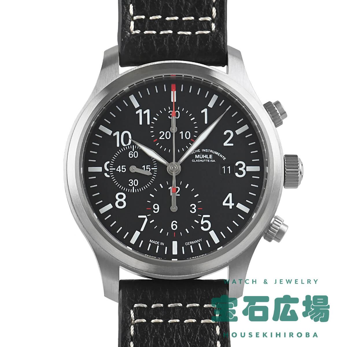 ミューレ・グラスヒュッテ MUHLE GLASHUTTE Terrasport I Chronograph M1-37-74-LB 【新品】メンズ 腕時計 送料無料