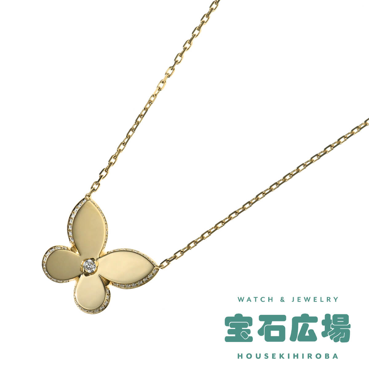 楽天市場】グラフ GRAFF バタフライ シルエット ダイヤ ネックレス