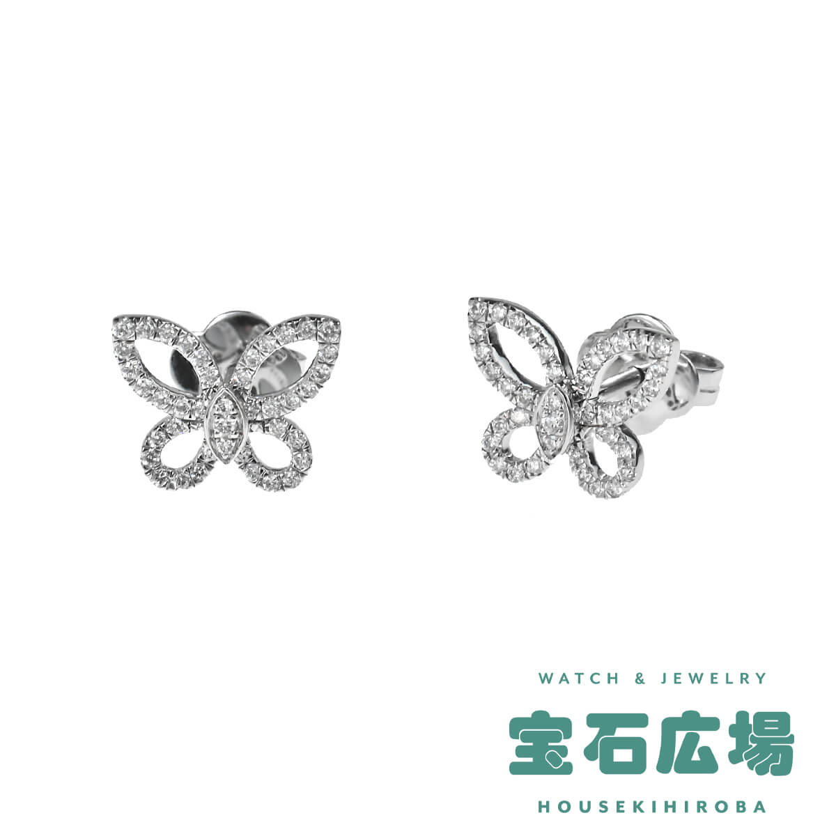 楽天市場】グラフ GRAFF バタフライ シルエット ダイヤ ピアス RGE879