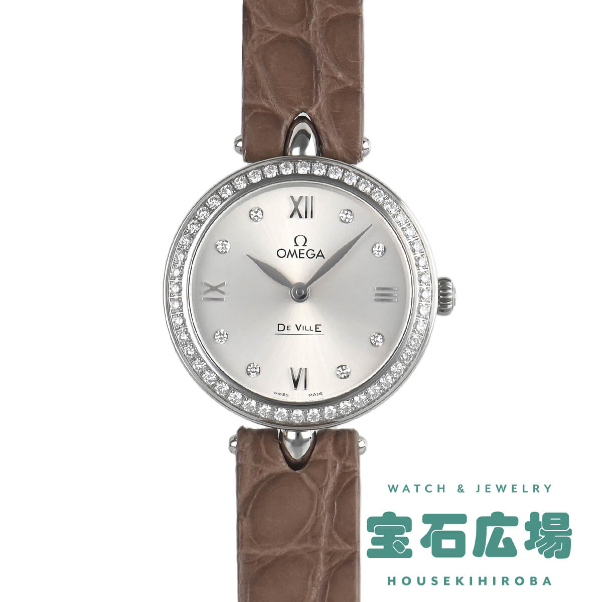 オメガ OMEGA デ・ヴィル プレステージ デュードロップ 424.18.27.60.52.001【新品】レディース 腕時計 送料無料｜宝石広場