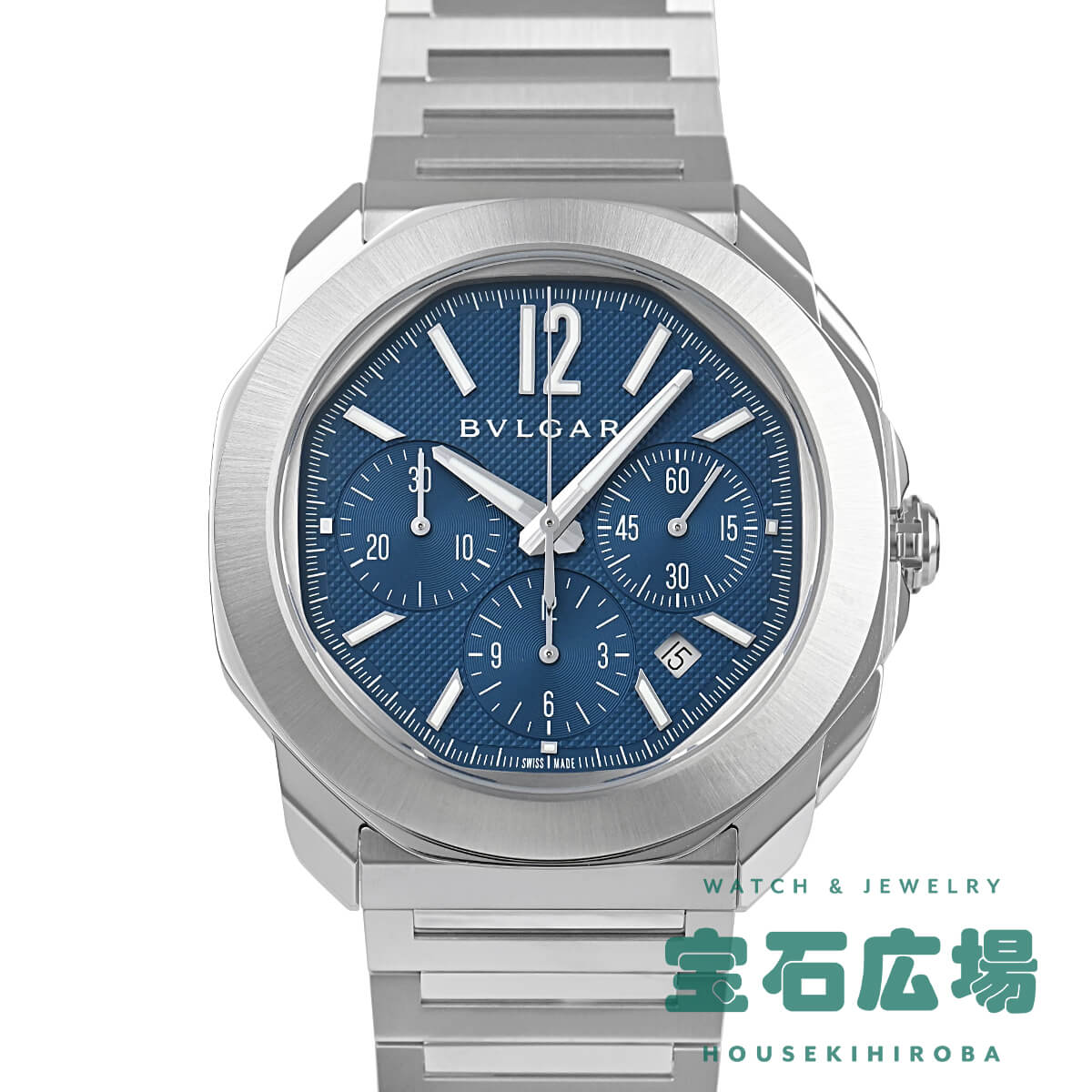 ブルガリ BVLGARI オクト ローマ クロノグラフ 103829【新品】メンズ 腕時計 送料無料｜宝石広場