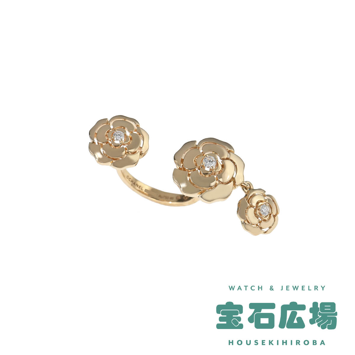 CHANEL フラワーカメリアリング 楽天市場】[返品OK]シャネル カメリアコレクションリング #47 7