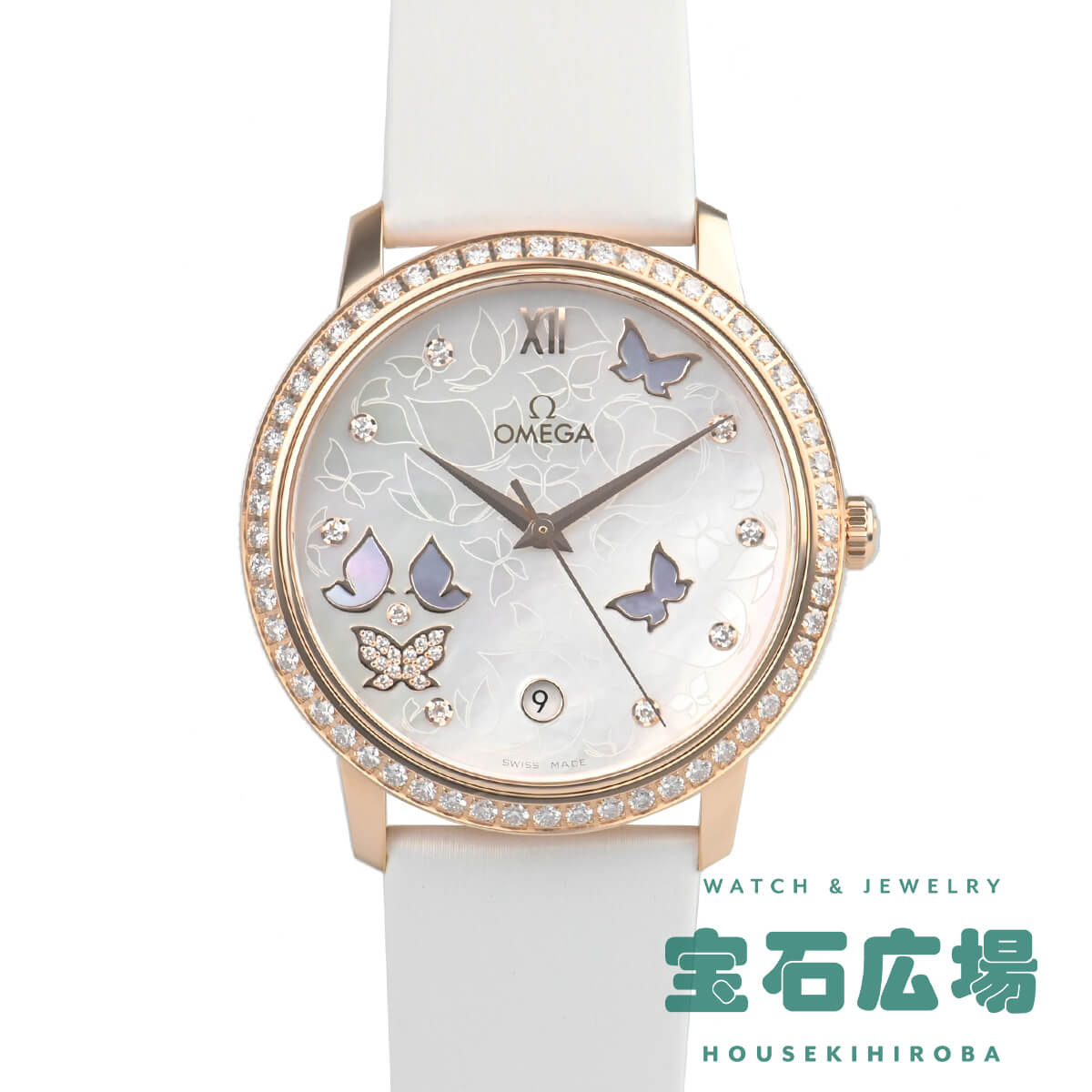オメガ OMEGA デ・ヴィル プレステージ バタフライ 424.57.37.20.55.003【新品】レディース 腕時計 送料無料|宝石広場