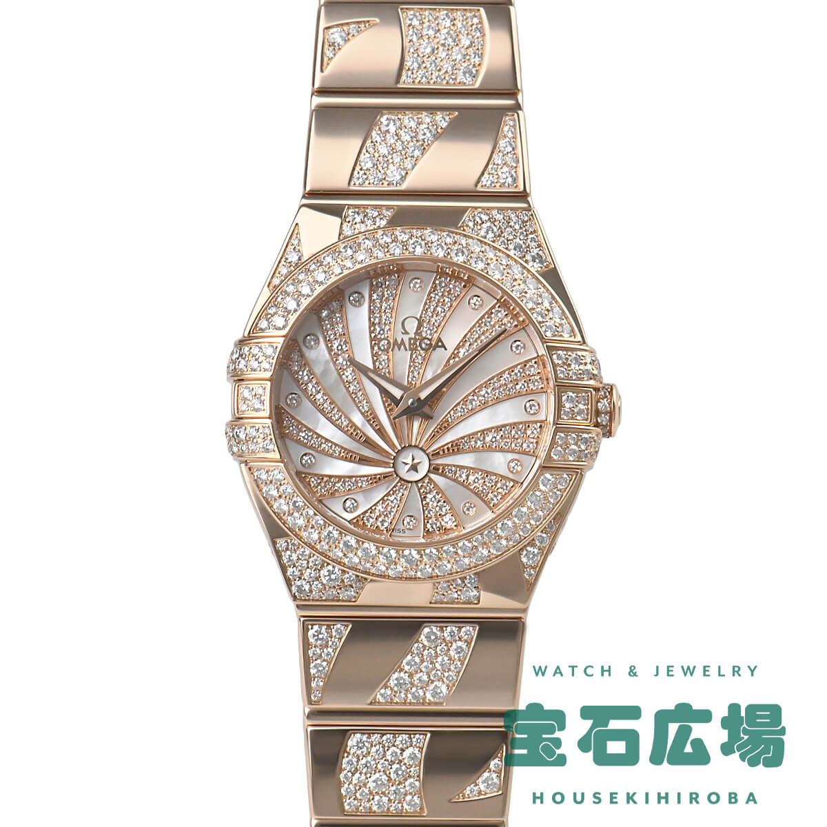 オメガ OMEGA コンステレーション ポリッシュクォーツ 123.55.24.60.55.011【新品】レディース 腕時計 送料無料｜宝石広場