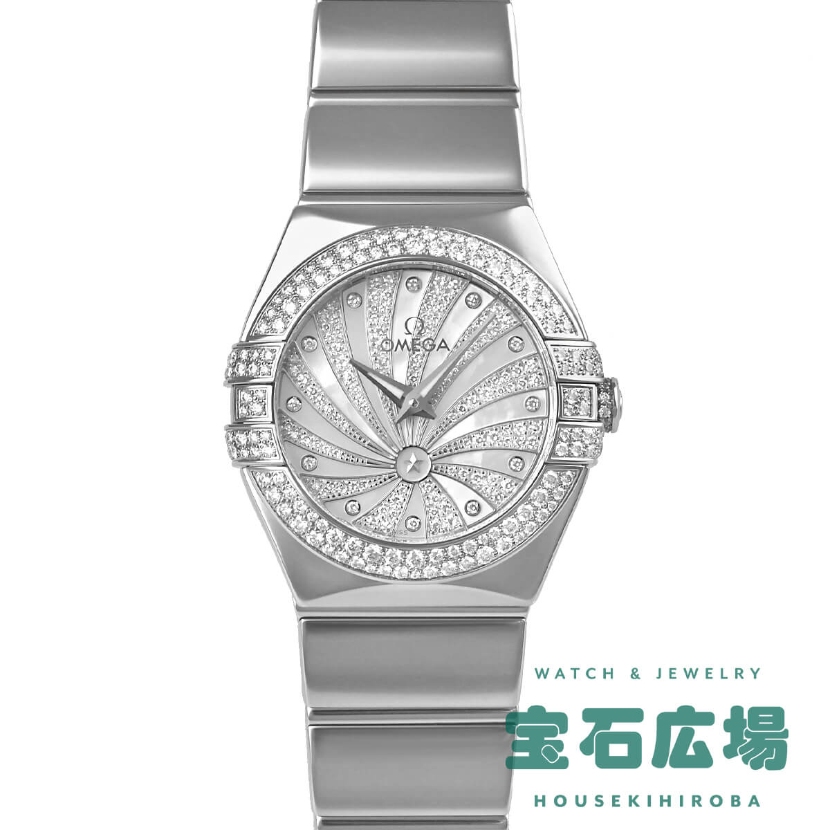 オメガ OMEGA コンステレーション ポリッシュクォーツ 123.55.24.60.55.014【新品】レディース 腕時計 送料無料|宝石広場