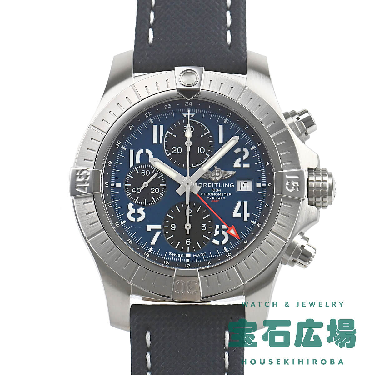 ブライト輪っか BREITLING アベンジャークロノグラフGMT45 A24315101C1X1【新品】メンズ ウオッチ 貨物輸送無料 腕時計-メンズ腕時計