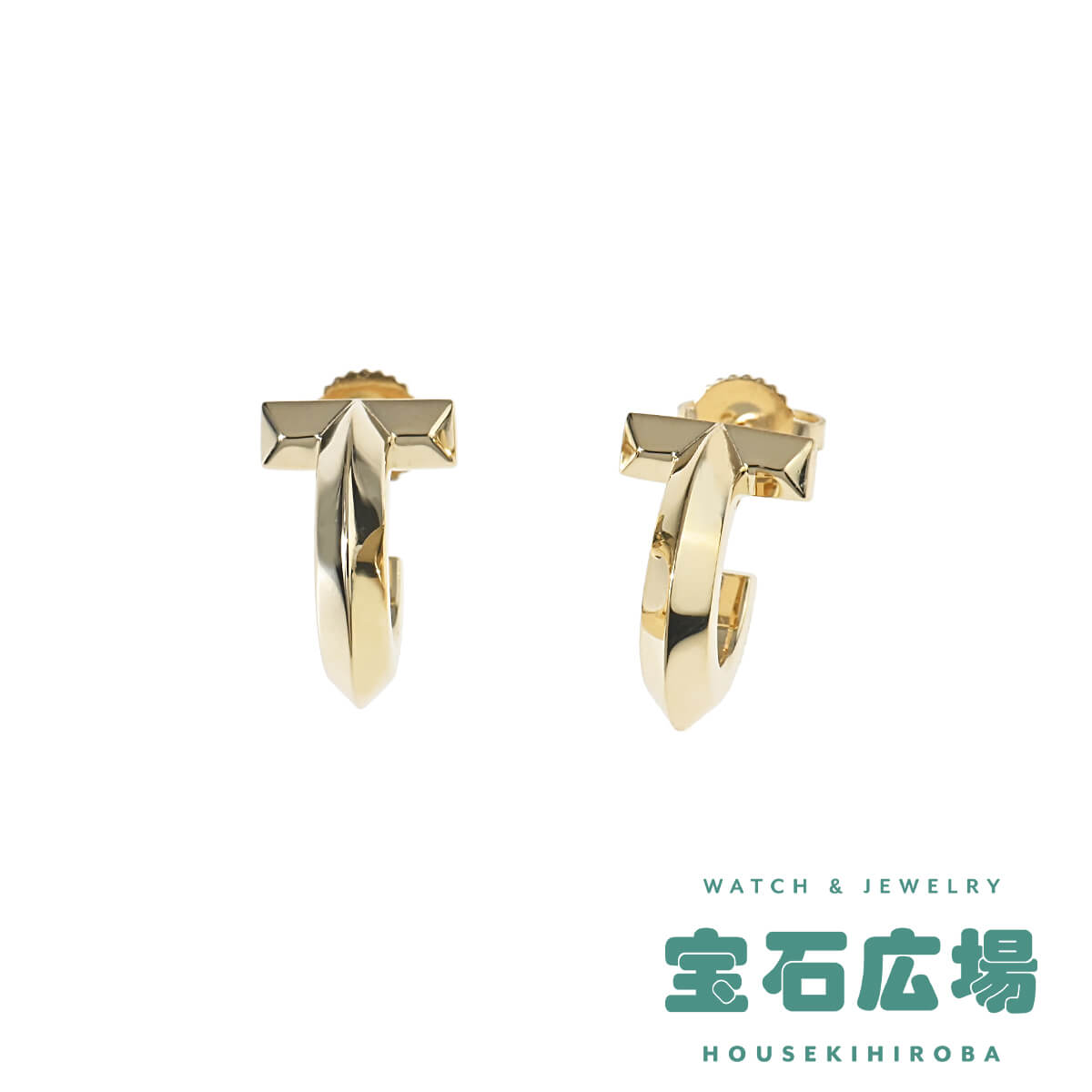 楽天市場】（新品仕上げ済）ティファニー TIFFANY Tワン フープ ピアス