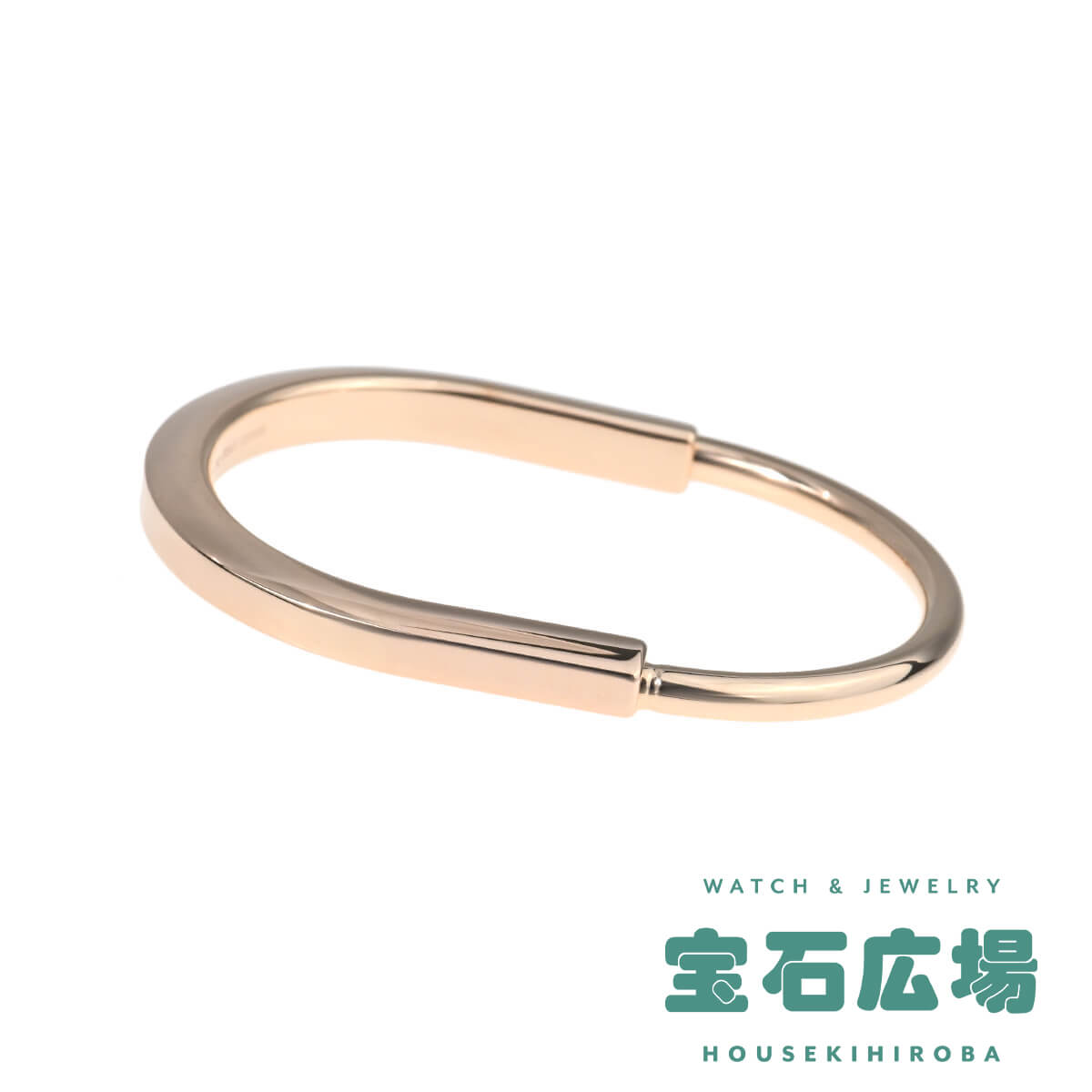 Tiffany & Co. ピンクゴールド　ホワイトゴールド　バングルロックXL Tiffany & Co. ピンクゴールドホワイトゴールドバングルロックXL