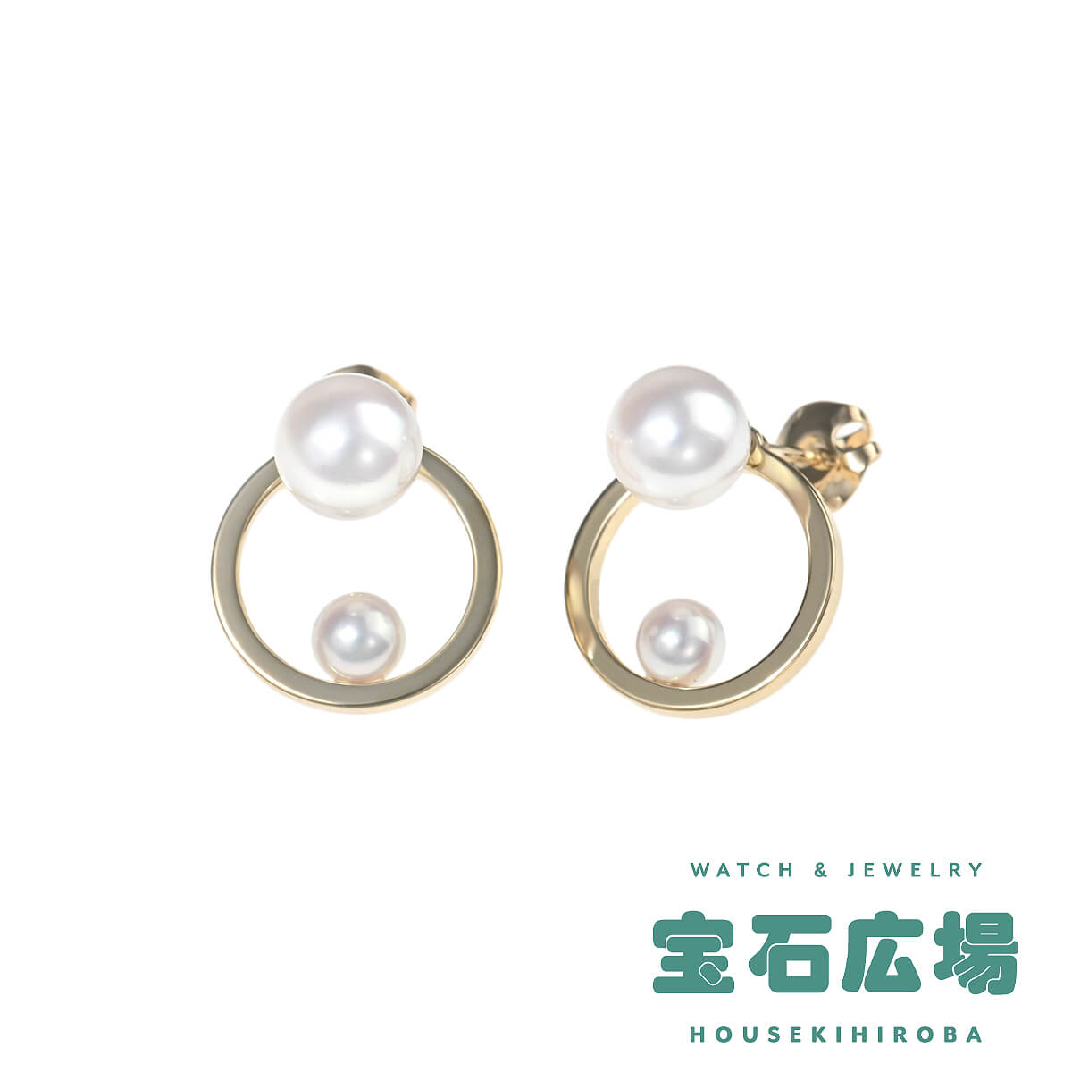TASAKI タサキ キネティック イヤリング ピアス K18YG あこや真珠 2148103480331_01_dHvGOer.jpg
