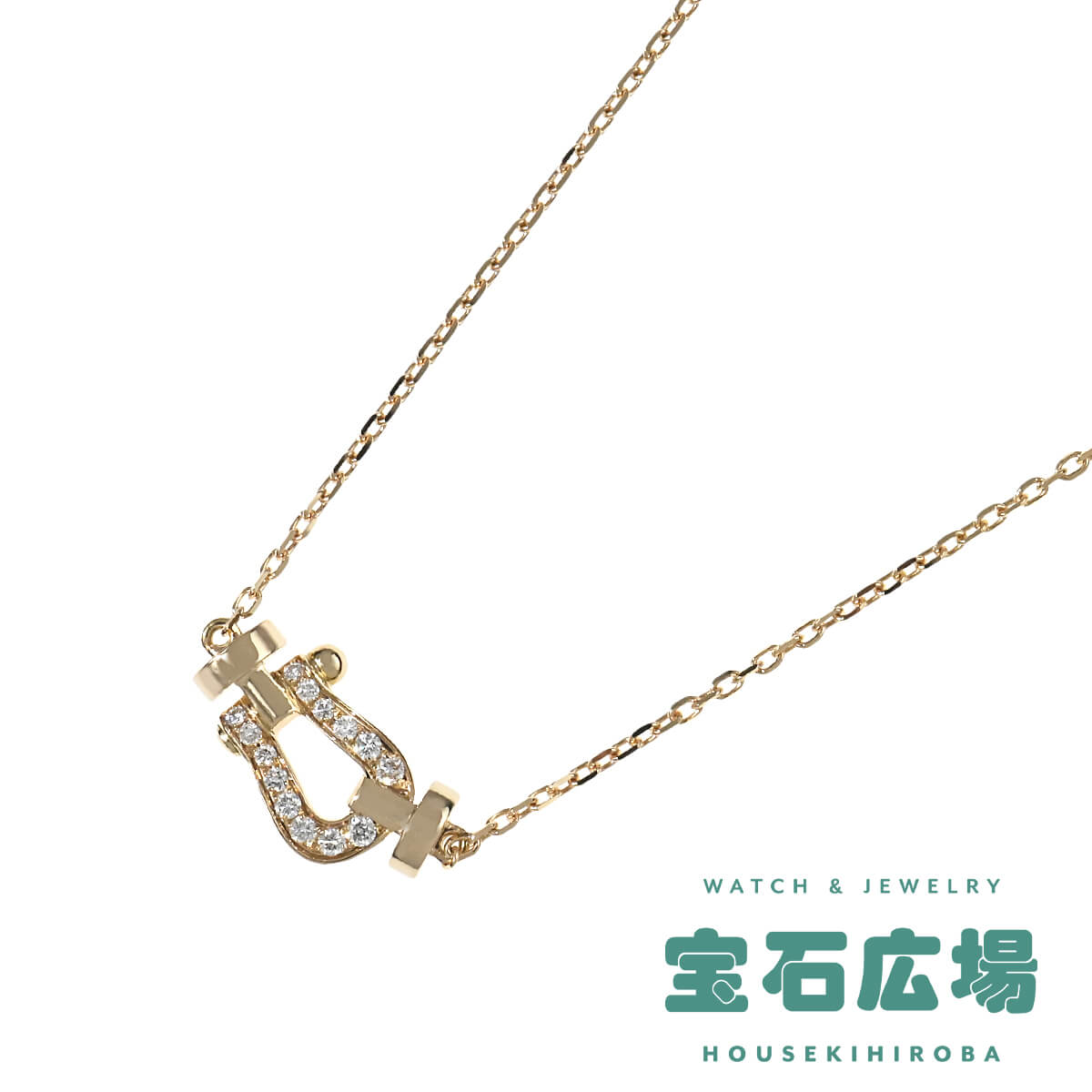 202【フレッド】K18（Au750） フォース10 ハーフ　ネックレス　証明書 FRED - フレッド FRED フォース10 ダイヤ ネックレス 40cm