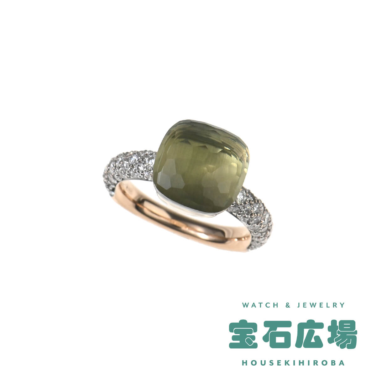 Pomellatoポメラート　プラシオライトヌードリングクラシック　50　K18 PAA1100-O6000-000PA ヌード クラシック プラシオライト リング 新品