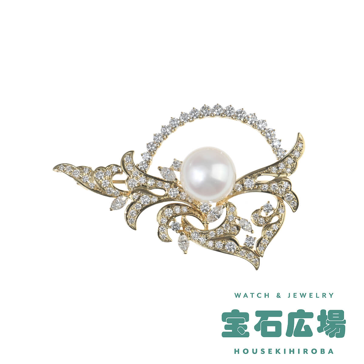 楽天市場】ミキモト MIKIMOTO ブローチ 桜モチーフ K18WG K18PG ピンク