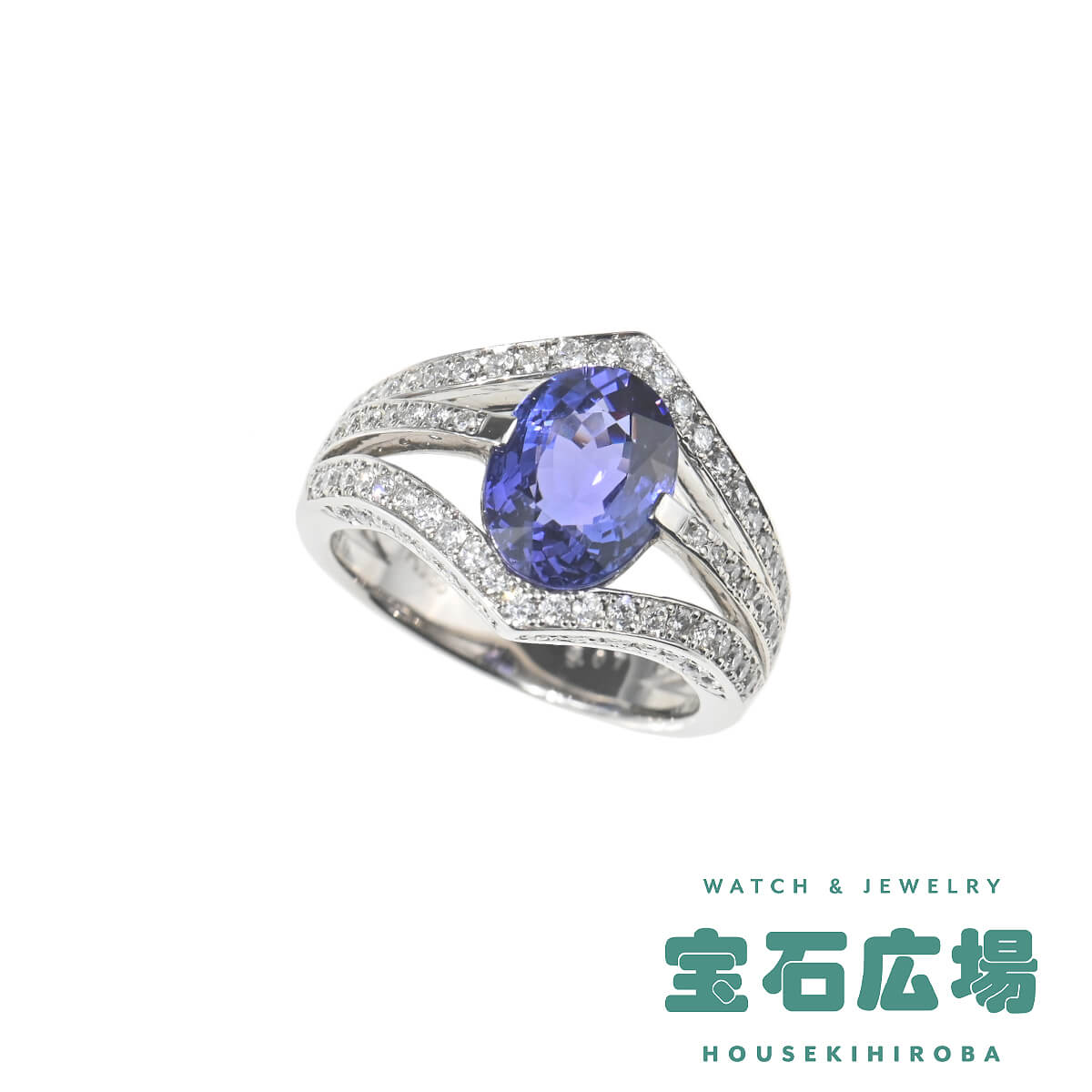 ノーブランド タンザナイト・ダイヤ リング 【中古】レディース ジュエリー 送料無料