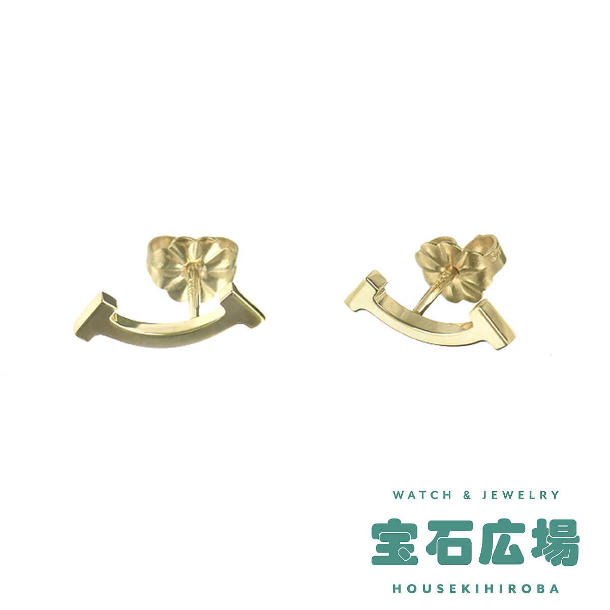 ◆国内直営◆【Tiffany & Co】スマイル ピアス イエローゴールド ティファニー T スマイル ピアス ダイヤモンド ゴールド