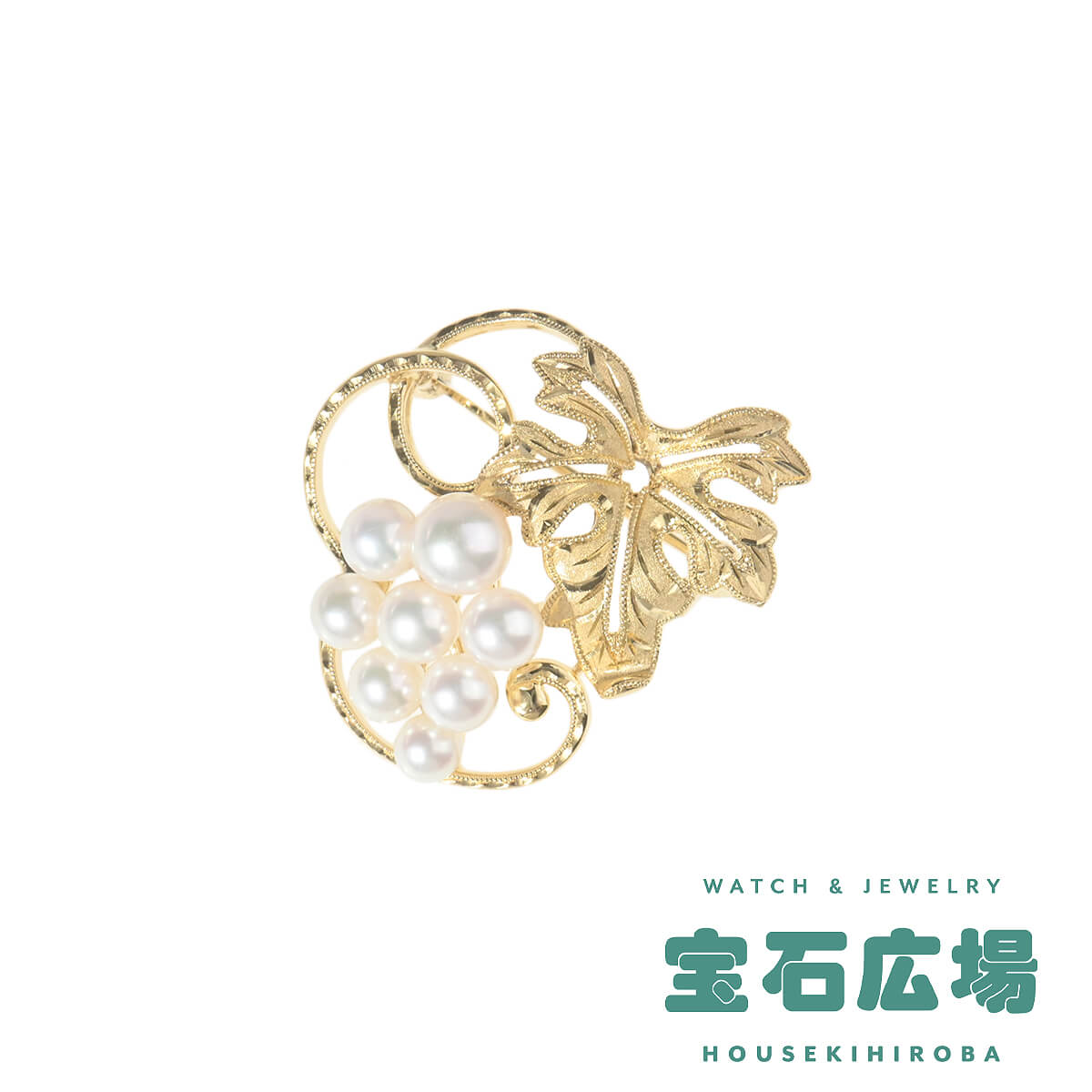 楽天市場】ミキモト MIKIMOTO ブローチ リーフ 葉 銀杏 イチョウ