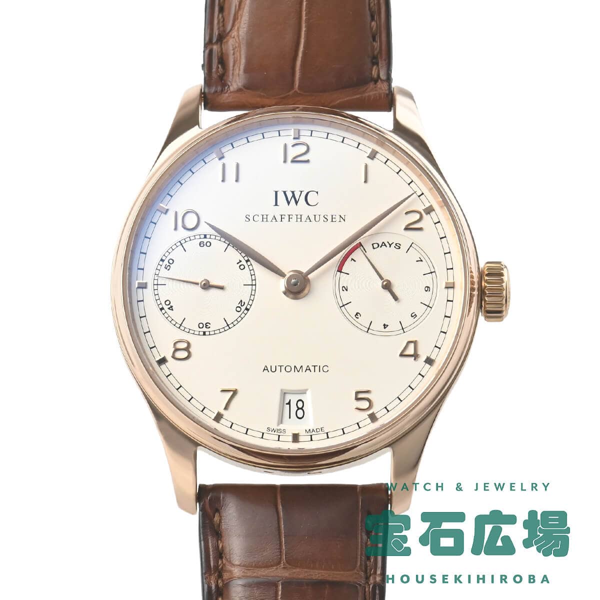 IWC アイダブリューシー ポルトギーゼ オートマチック IW500113【中古】メンズ 腕時計 送料無料｜宝石広場