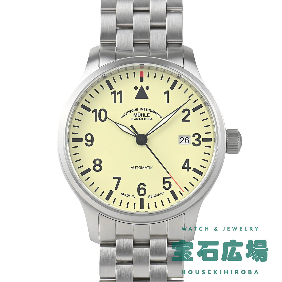 ミューレ・グラスヒュッテ Muhle Glashutte Terrasport II M1-37-47-MB 【中古】【極美品】メンズ 腕時計 送料無料