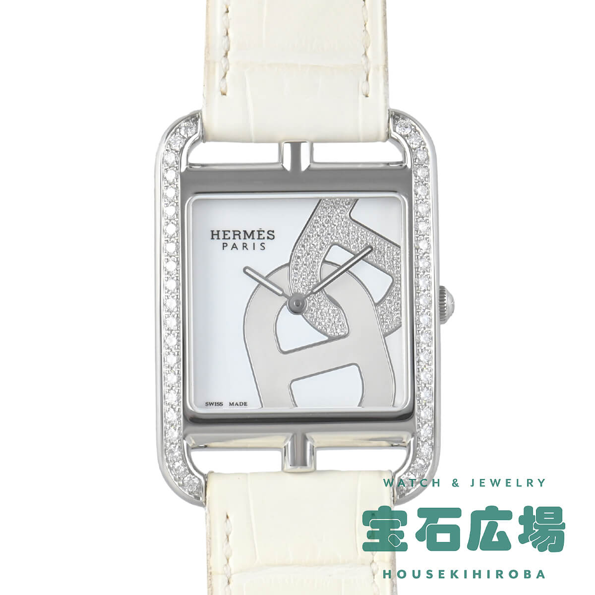 エルメス HERMES ケープコッド W047690WW00(CC3.730)【中古】【未使用品】レディース 腕時計 送料無料｜宝石広場